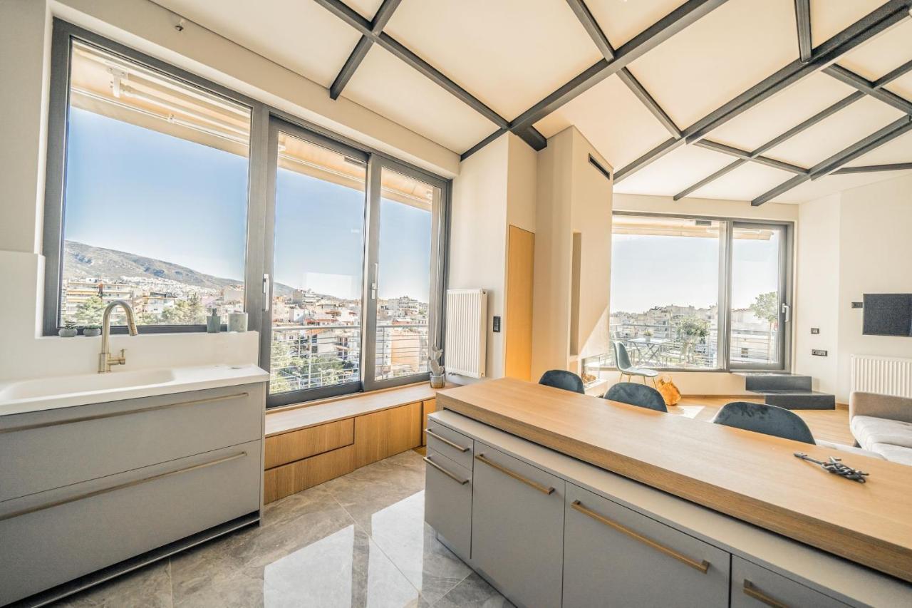 Sky Apartment Athen Exterior foto